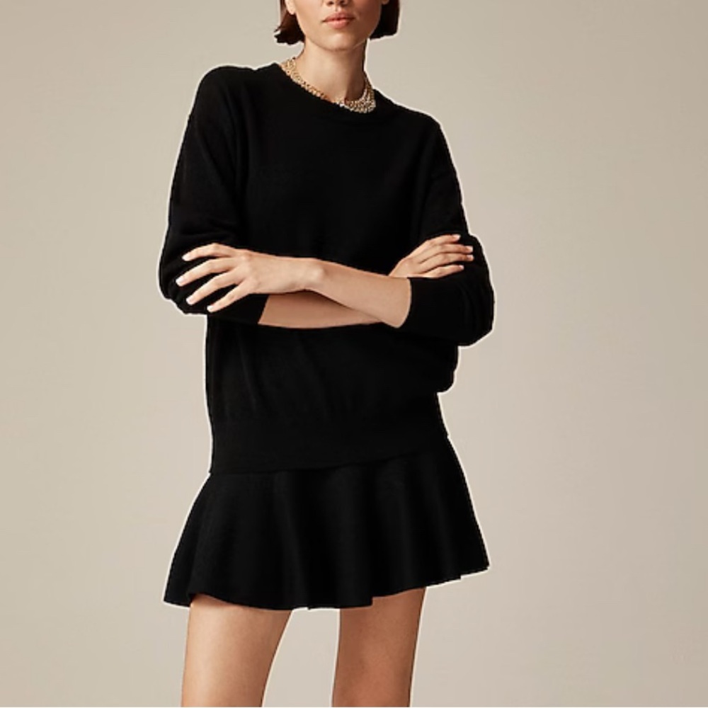 J. Crew Cashmere Relaxed Crewneck Sweater